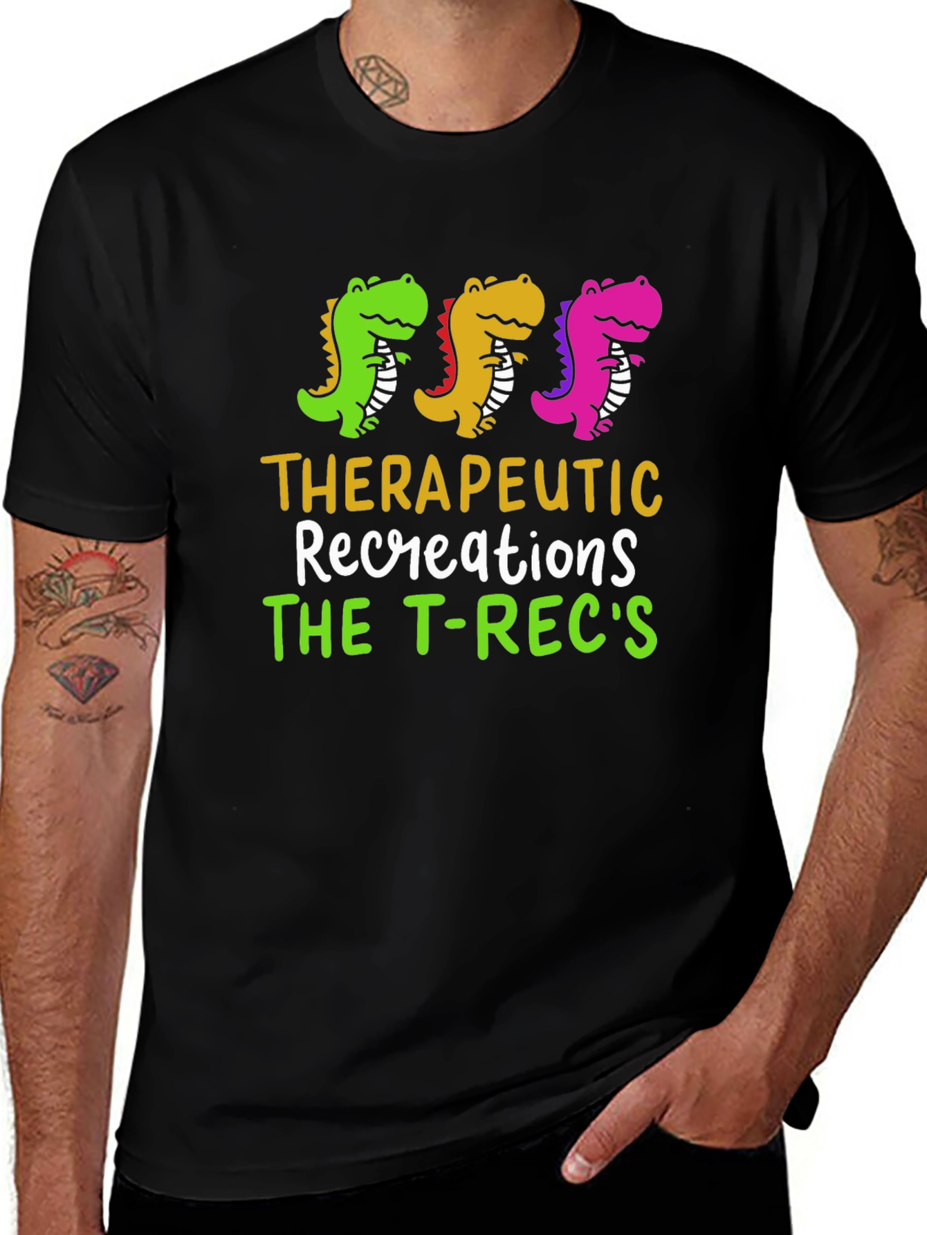 Variant 30 of Therapeutic Recreation Dinosaur T-Shirt