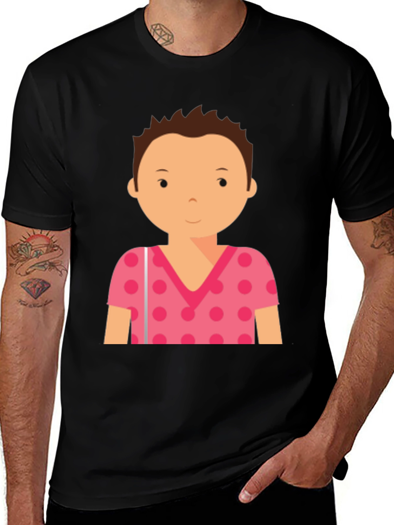 Variant 28 of Graphic Tee - Cartoon Person