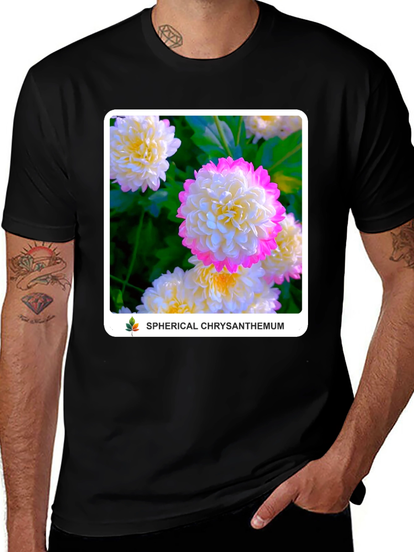 Variant 14 of Spherical Chrysanthemum Graphic Tee