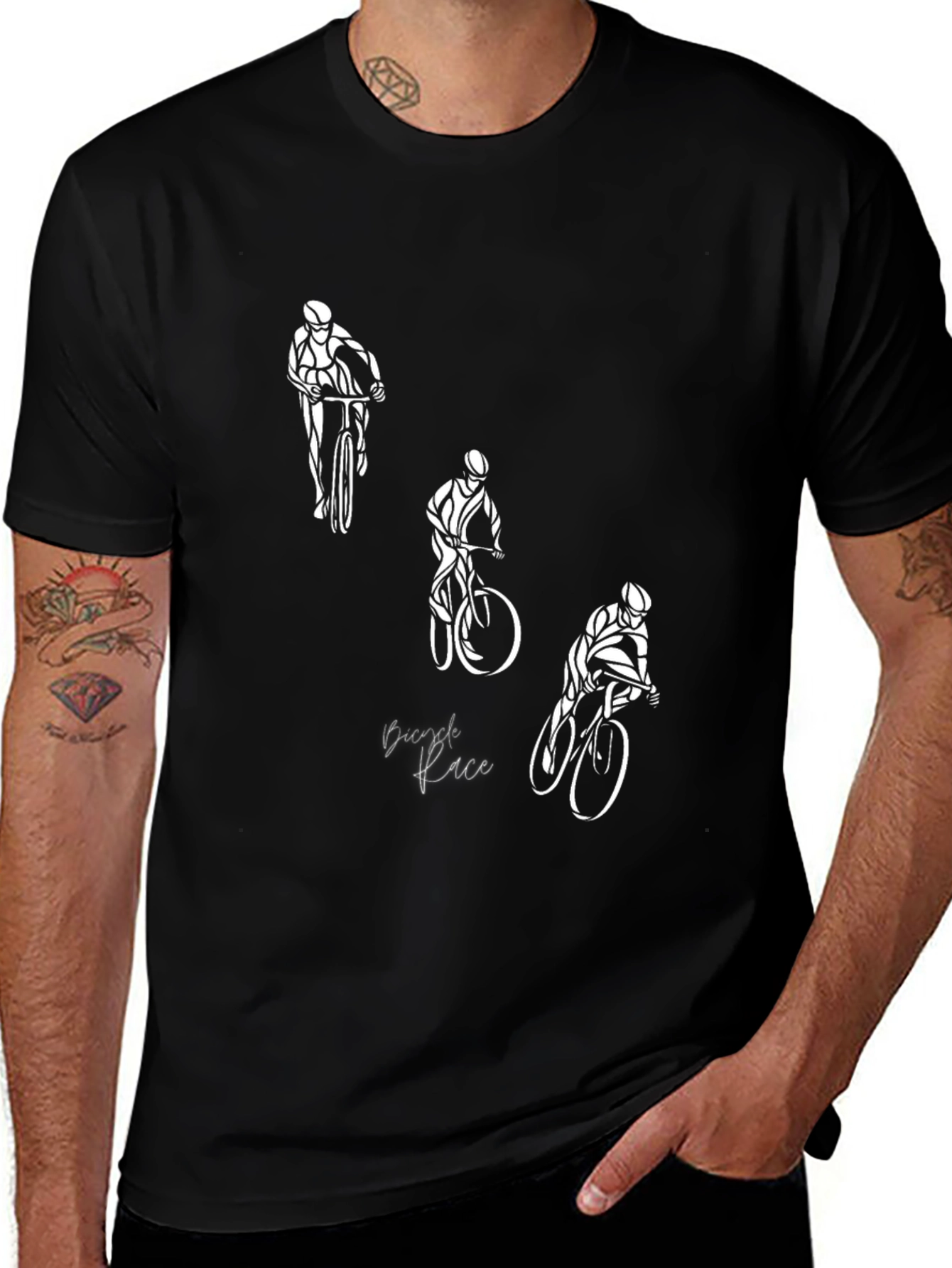 Variant 20 of Bicycle Race Graphic T-Shirt