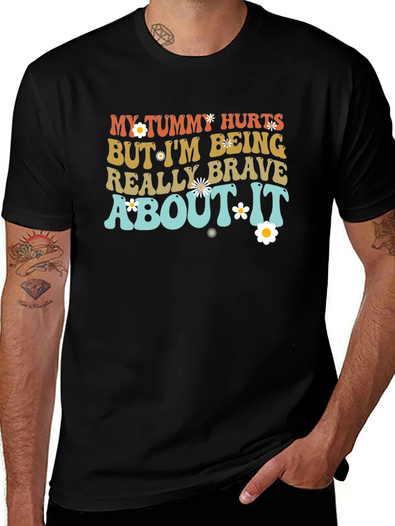 Variant 8 of My Tummy Hurts Comfort T-Shirt - Adult Humor Graphic Tee