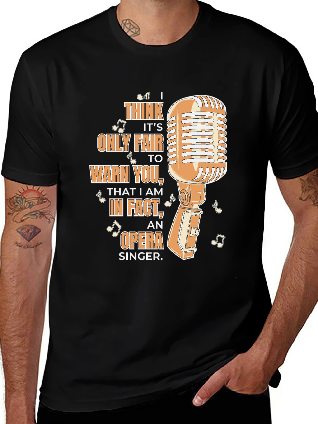 Variant 6 of Opera Singer Novelty Graphic Tee