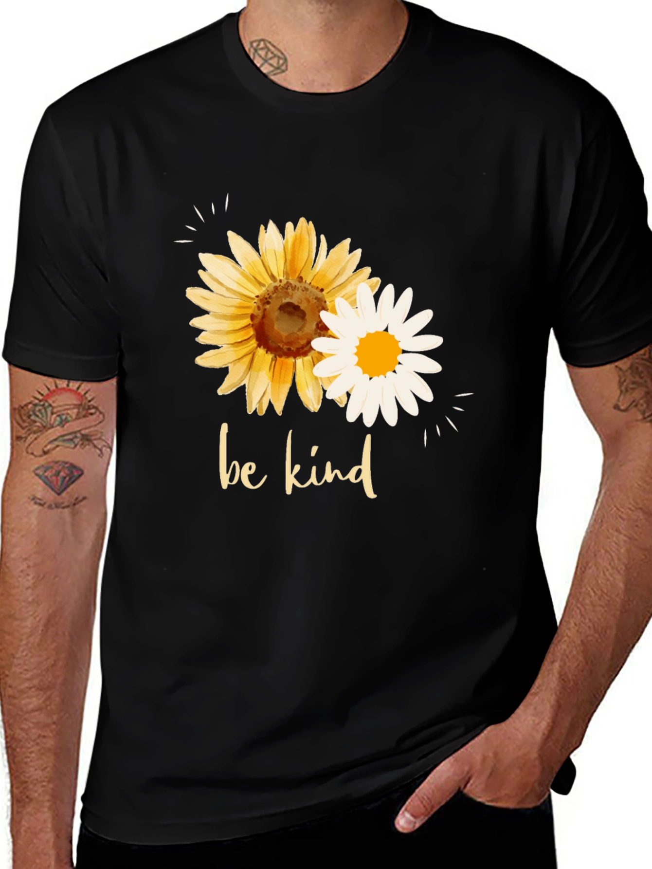 Variant 29 of Sunflower & Daisy 'Be Kind' Graphic Tee