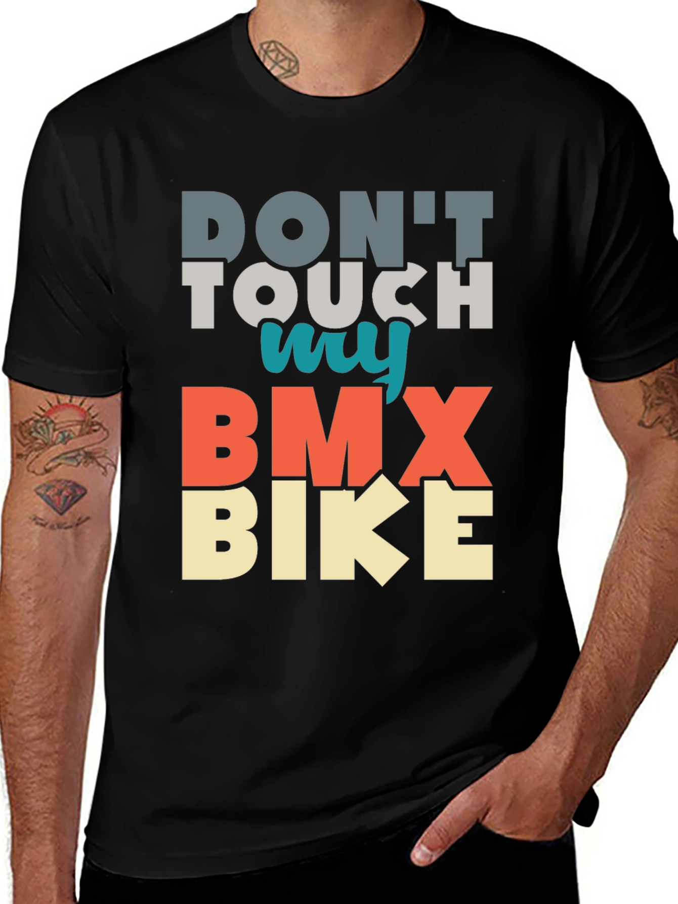 Don't Touch My BMX Bike Graphic T-Shirt