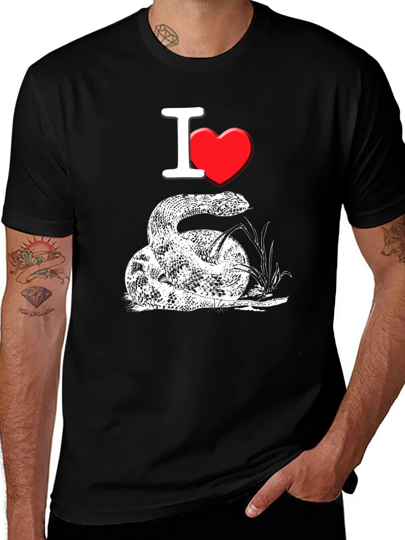 Variant 28 of I Heart Rattlesnakes T-Shirt