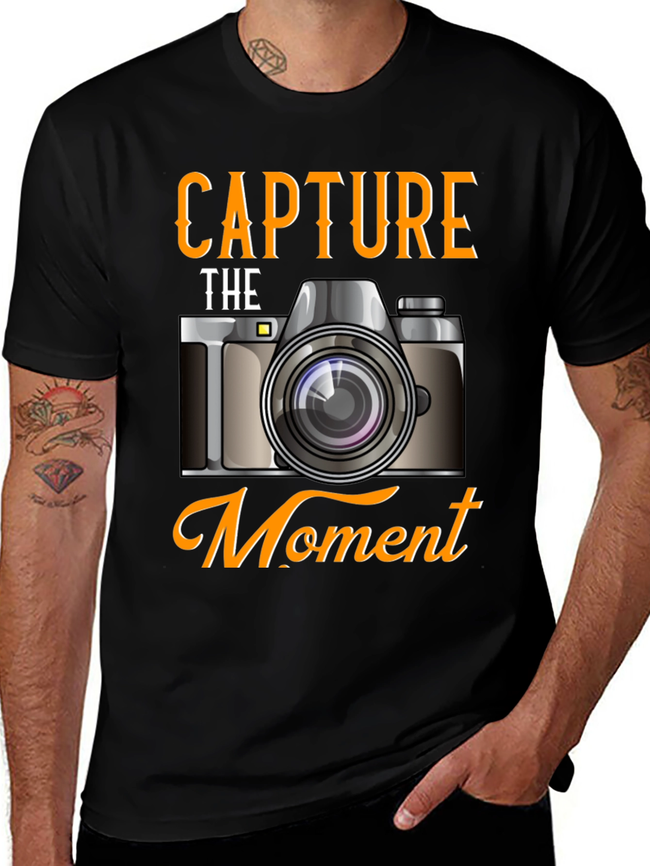Variant 5 of Capture the Moment Camera Graphic Tee