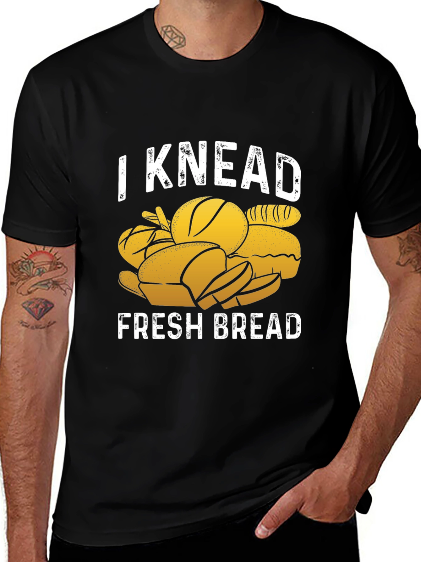 Variant 19 of I Knead Fresh Bread Graphic T-Shirt