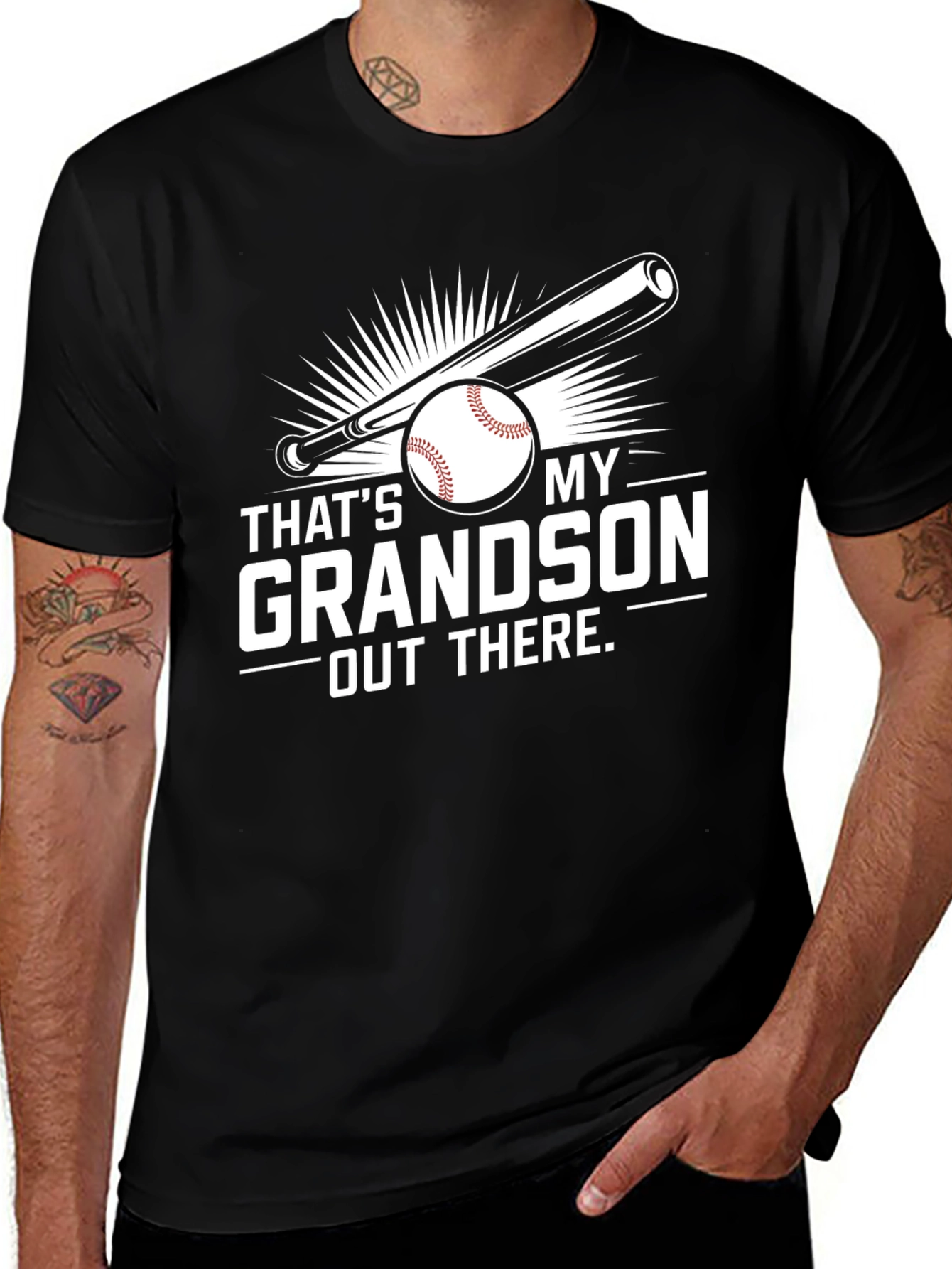 Variant 21 of Grandson Baseball T-Shirt