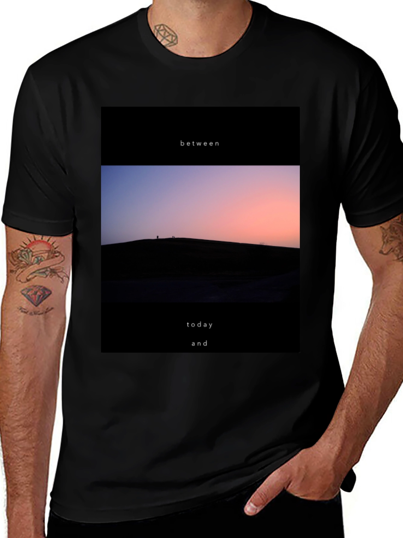 Variant 7 of Between Today and T-Shirt - Stylish Graphic Tee