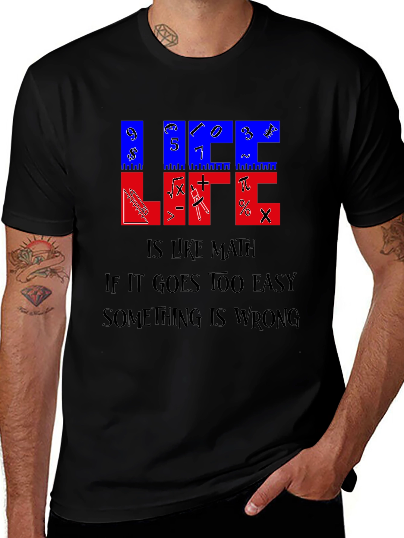 Variant 12 of Life Is Like Math T-Shirt
