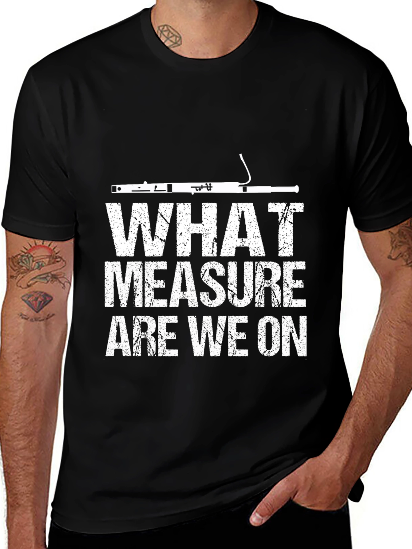 Variant 15 of What Measure Are We On? Bassoon T-Shirt