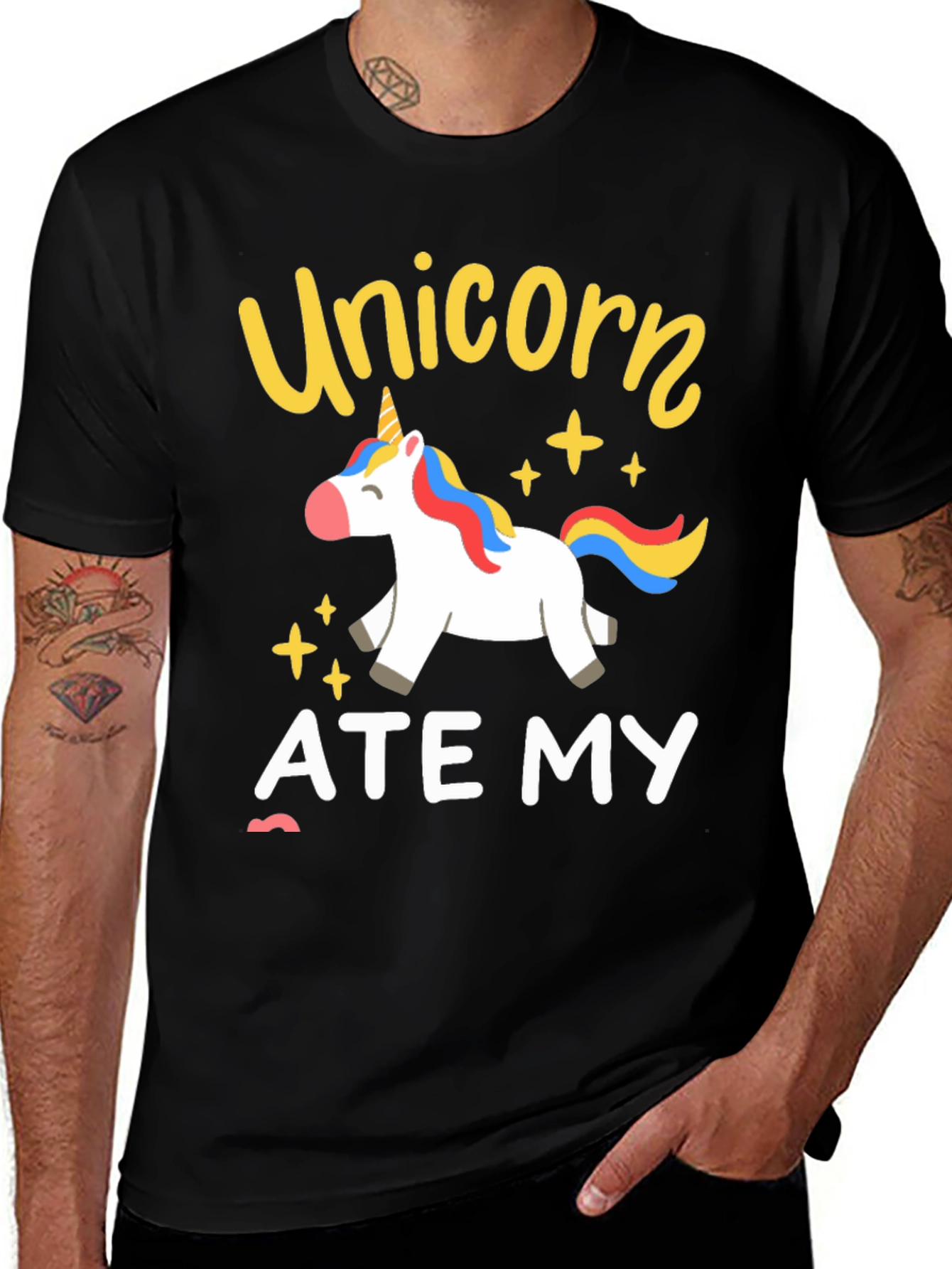 Variant 30 of Unicorn Ate My Homework T-Shirt