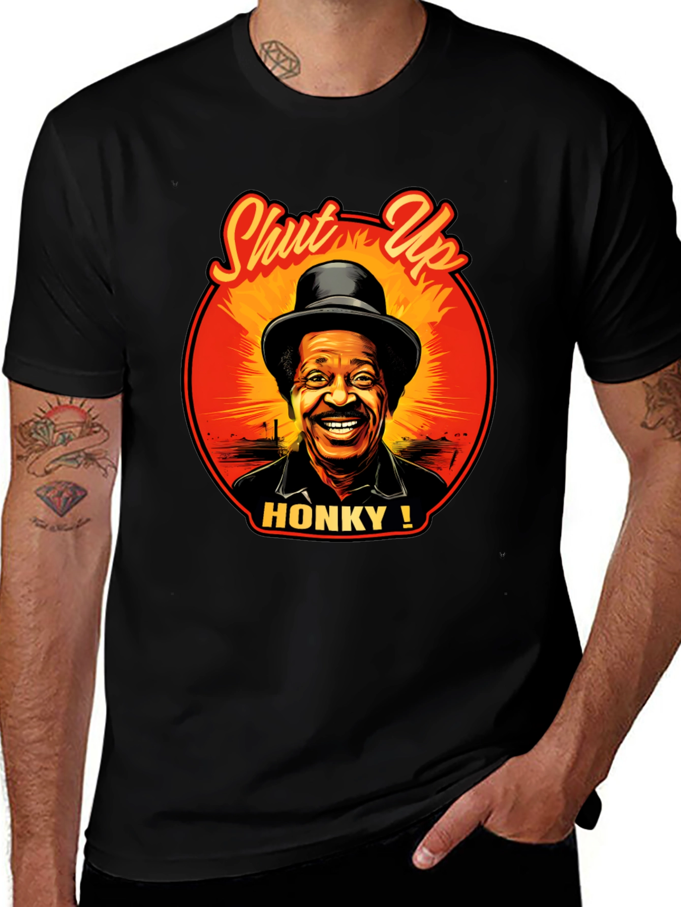Shut Up Honky! Redd Foxx T-Shirt Sanford and Son