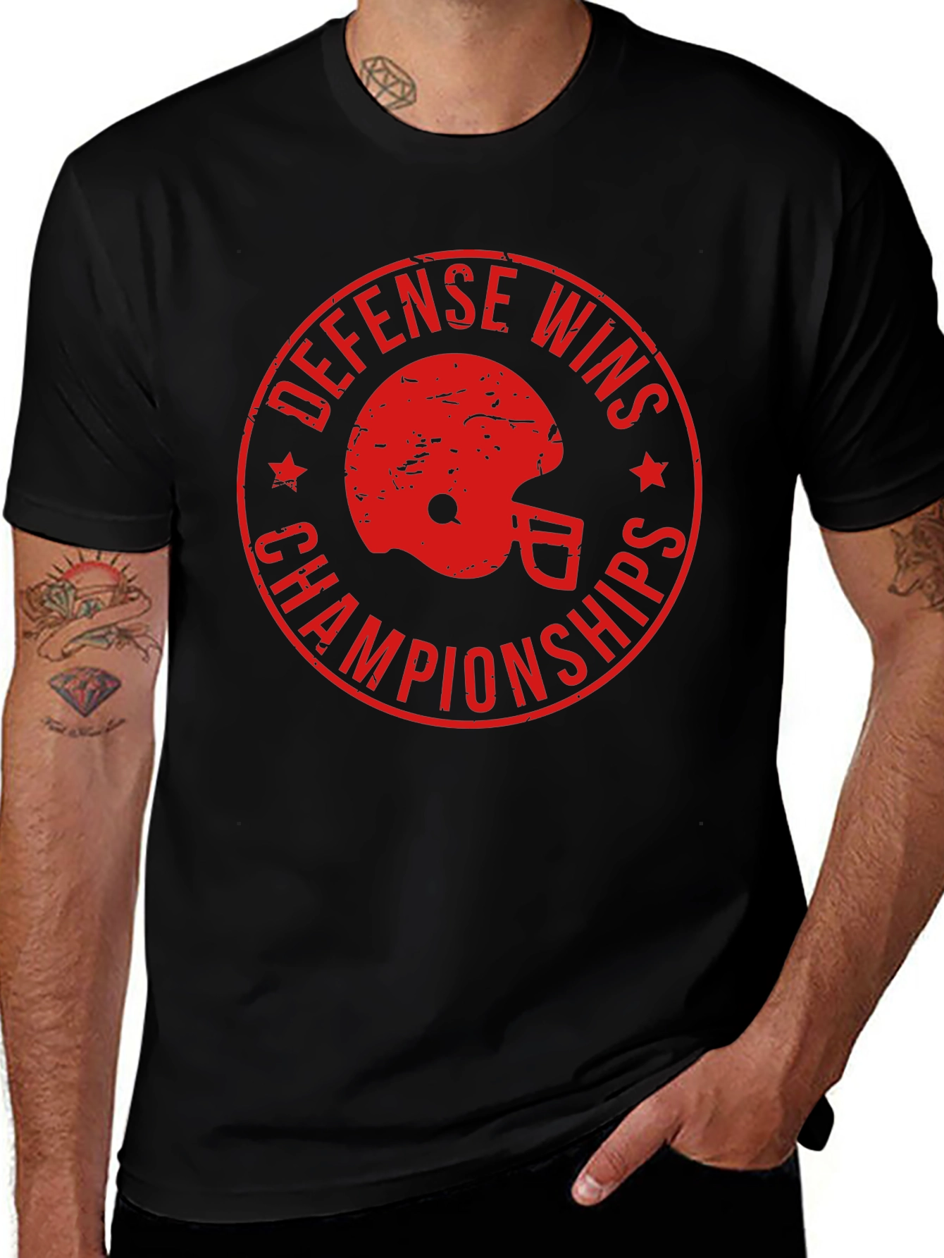 Variant 6 of Defense Wins Championships Graphic T-Shirt
