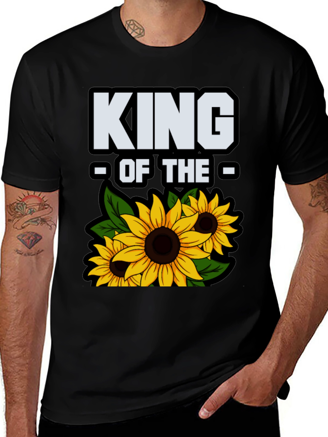 Variant 18 of King of The Sunflowers Graphic T-Shirt