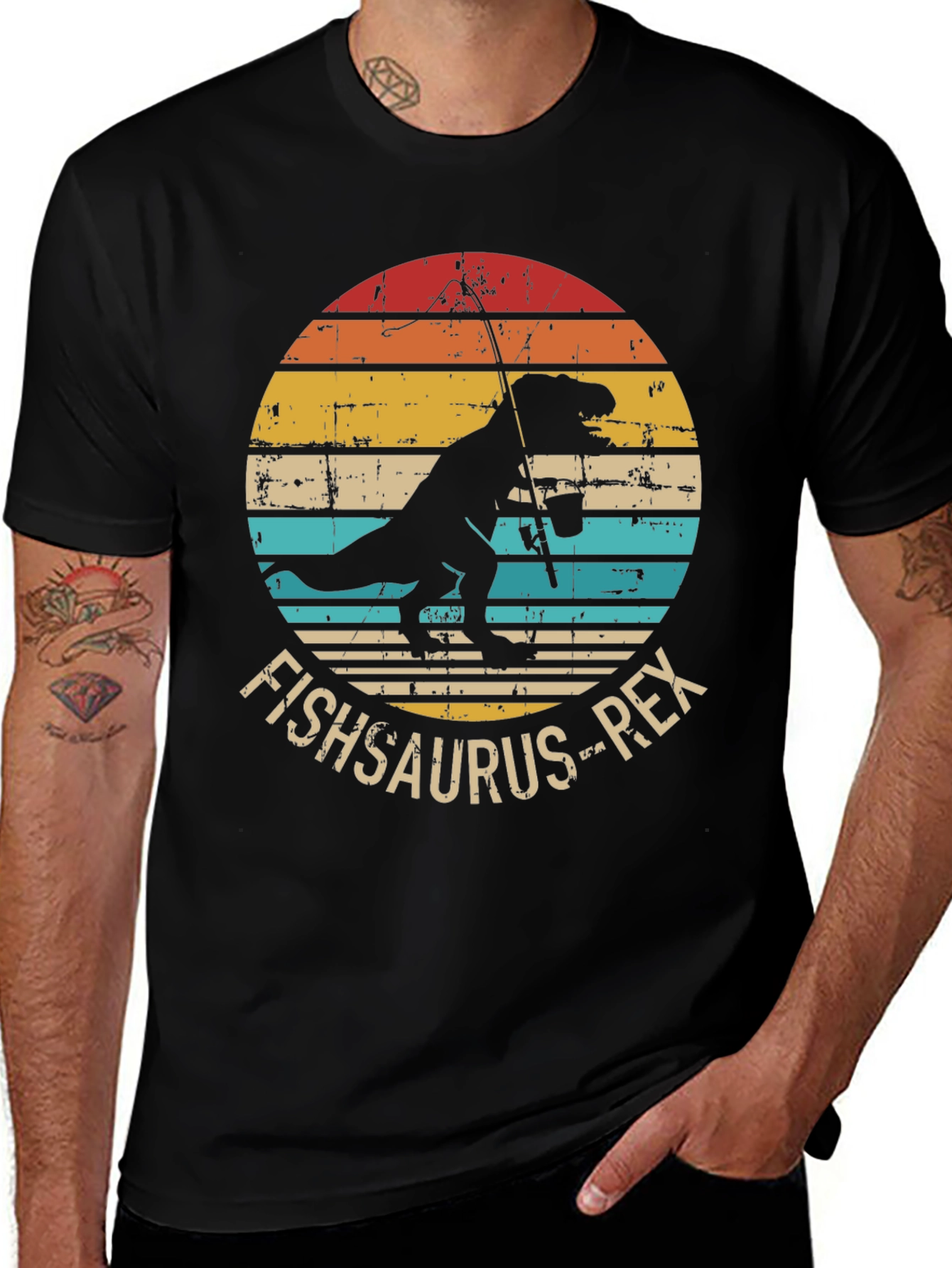 Variant 30 of Fishsaurus Rex Graphic T-Shirt