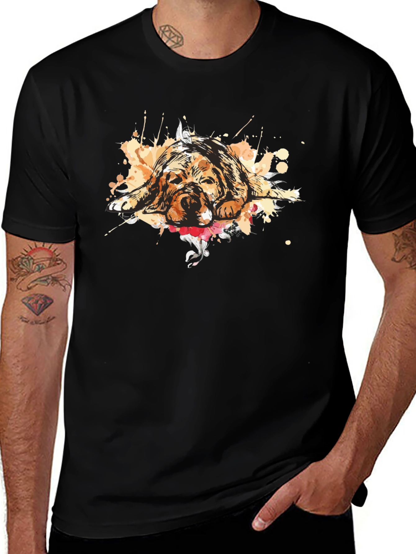 Variant 6 of Dog Graphic T-Shirt - Relaxed Fit