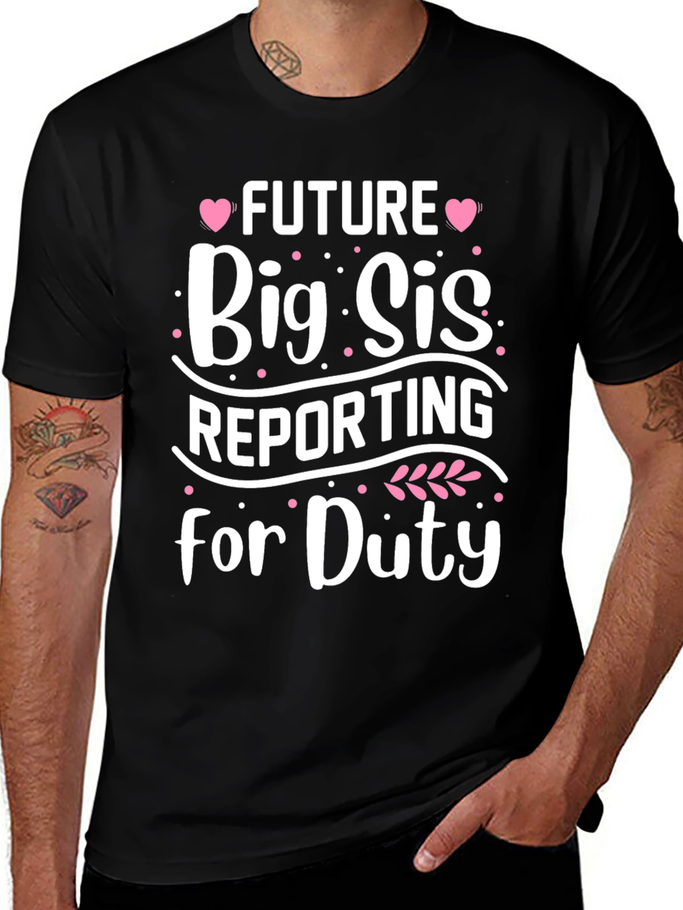 Variant 14 of Future Big Sis Reporting for Duty T-Shirt