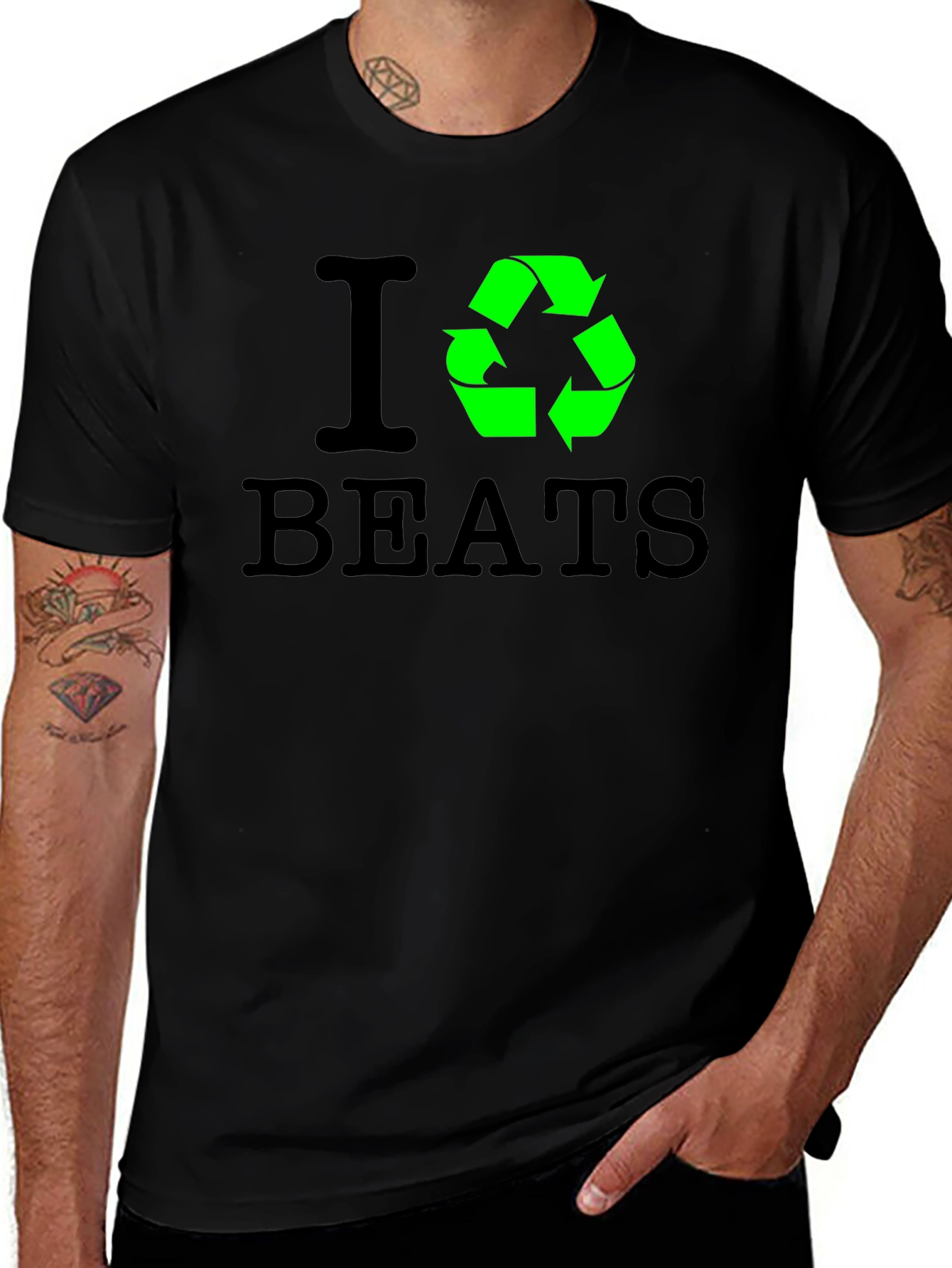 Variant 24 of I Recycle Beats T-Shirt
