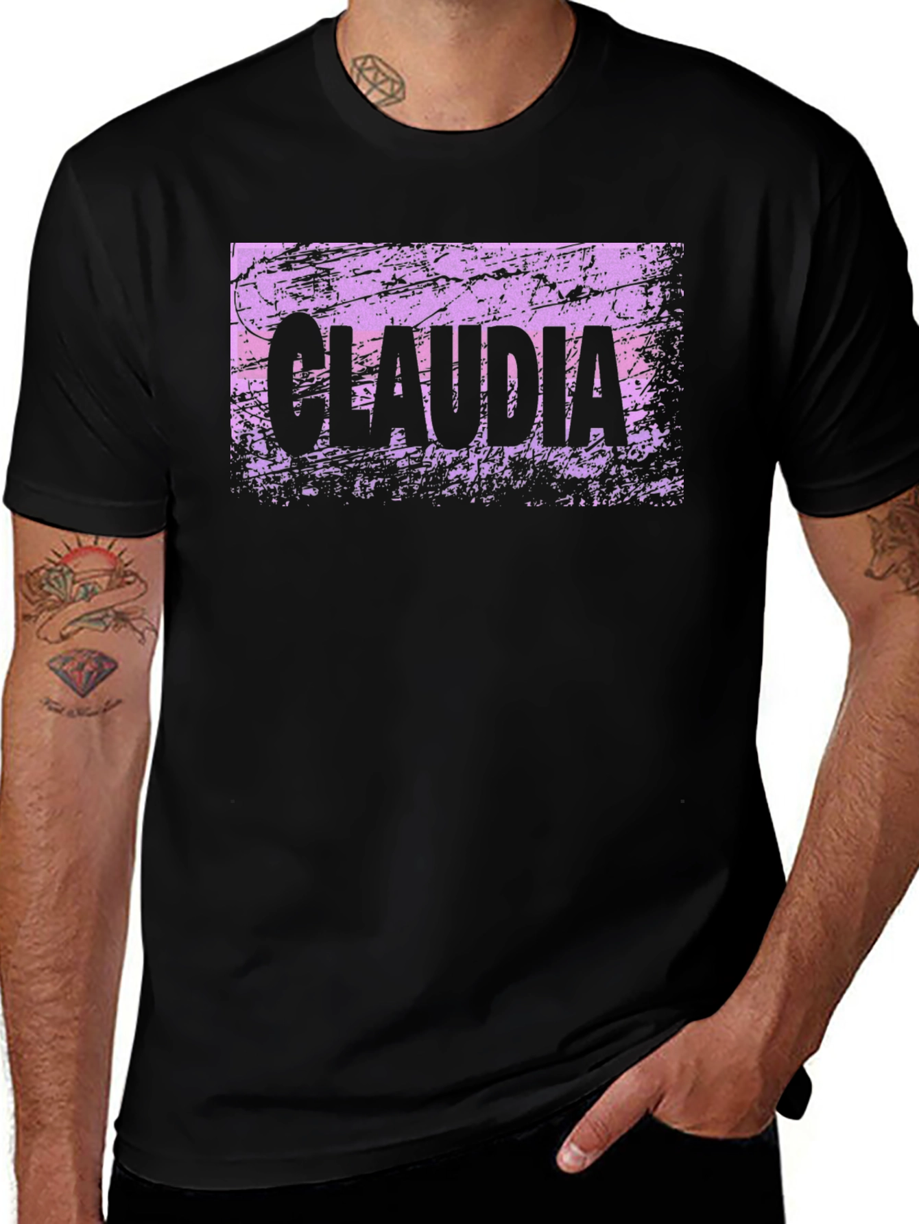 Variant 28 of Claudia Distressed Graphic T-Shirt