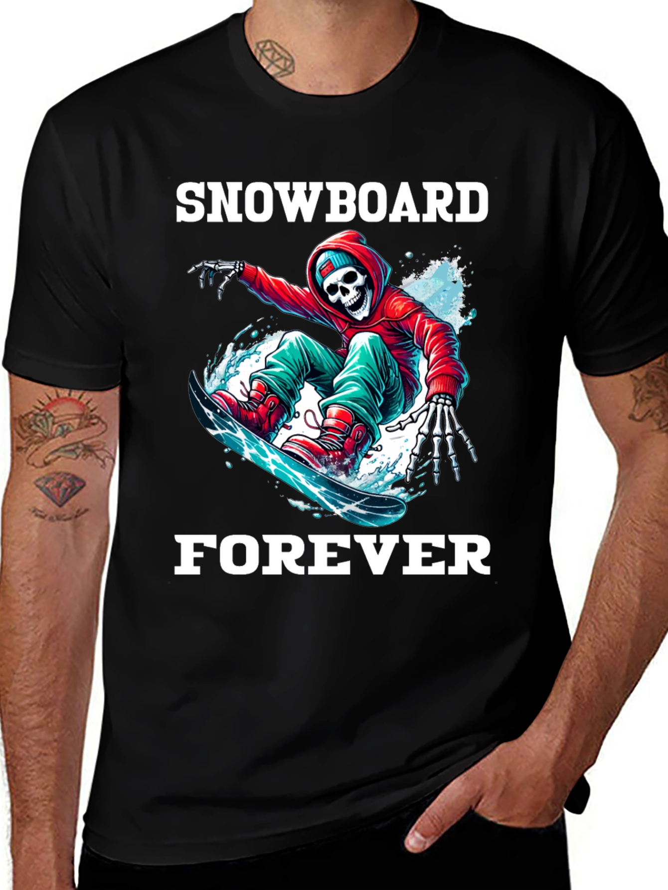 Variant 12 of Snowboard Forever Graphic T-Shirt