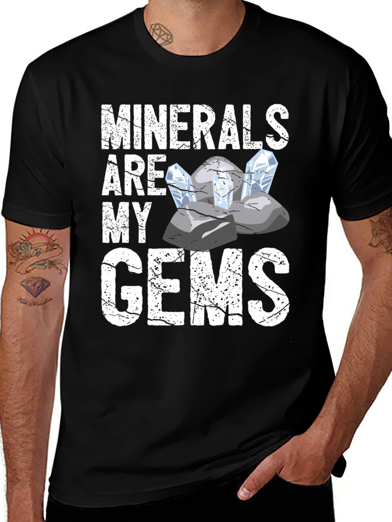 Variant 14 of Minerals Are My Gems T-Shirt Rock Collector Tee