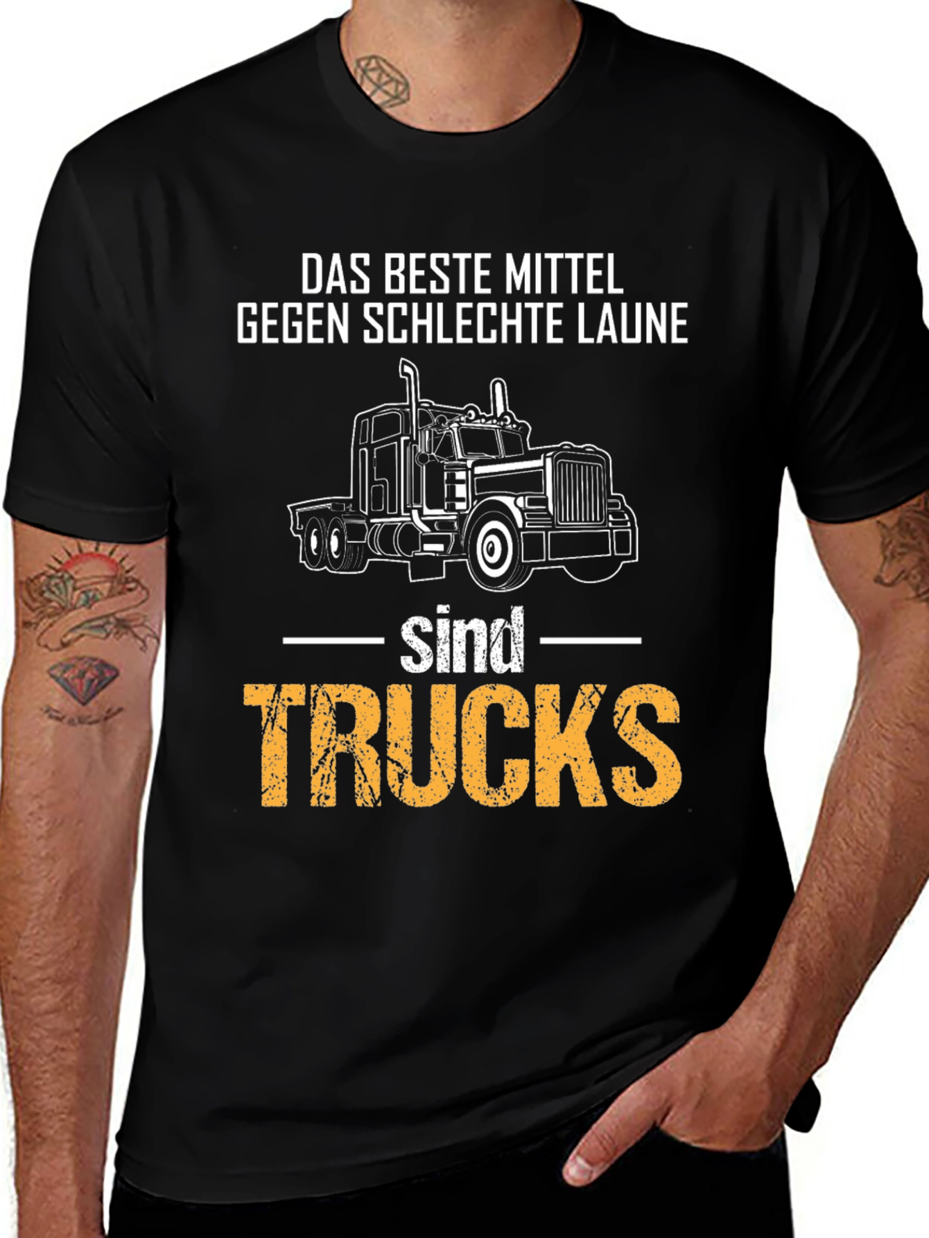 Variant 12 of Trucks Fix Bad Moods T-Shirt
