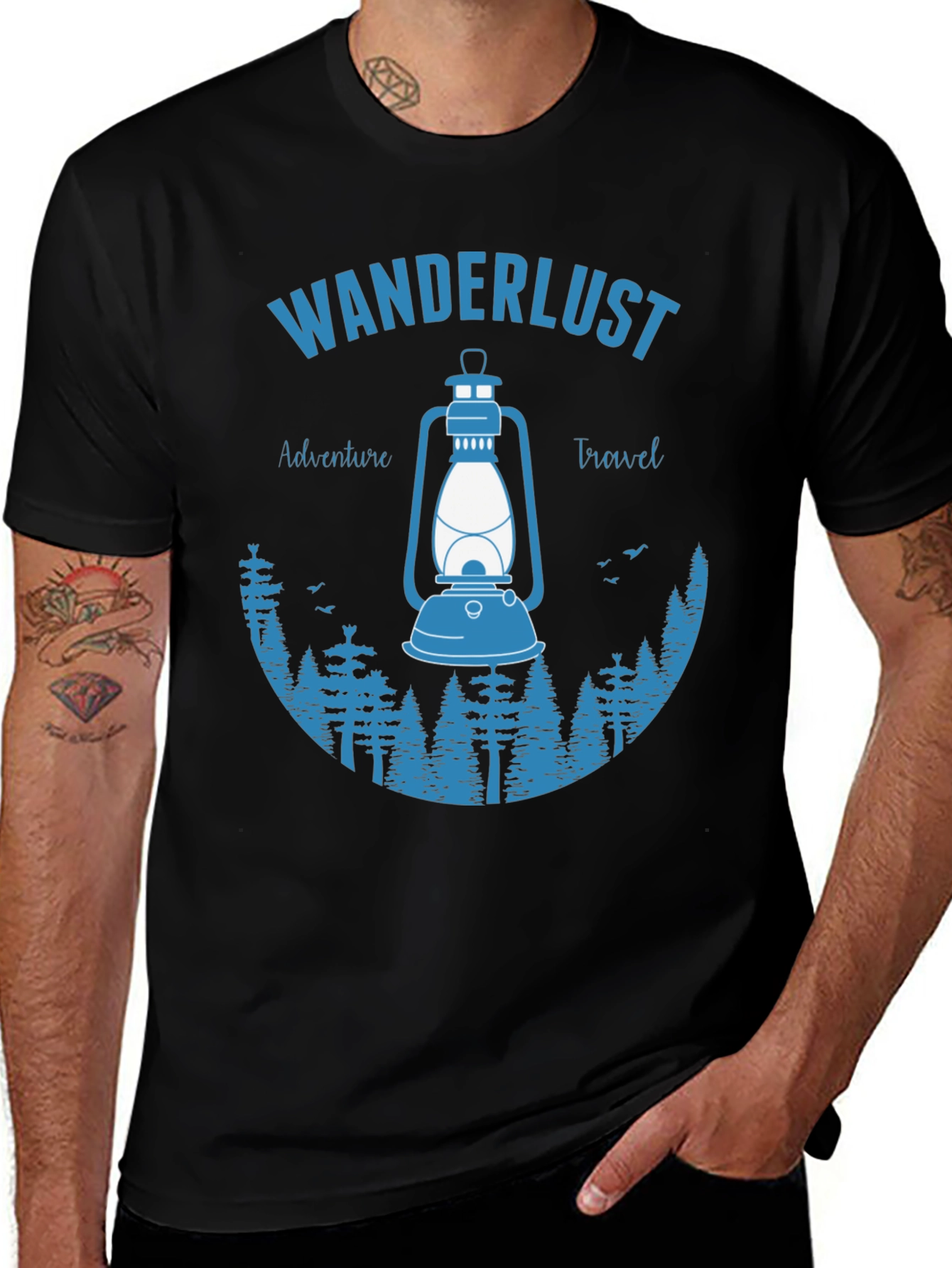Variant 25 of Wanderlust Adventure Travel Graphic T-Shirt