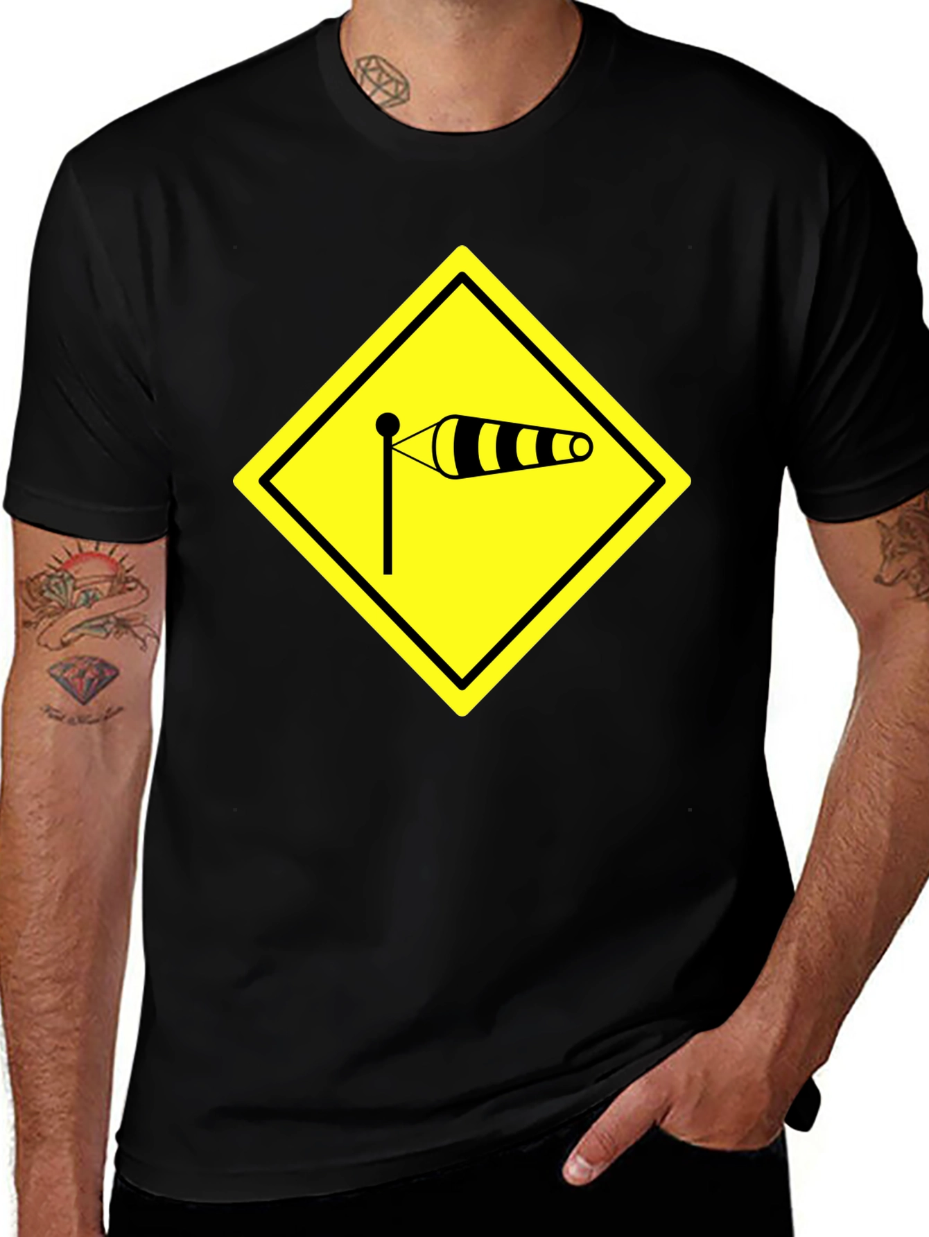 Variant 8 of Windsock Graphic Tee - Pilot, Aviation Enthusiast
