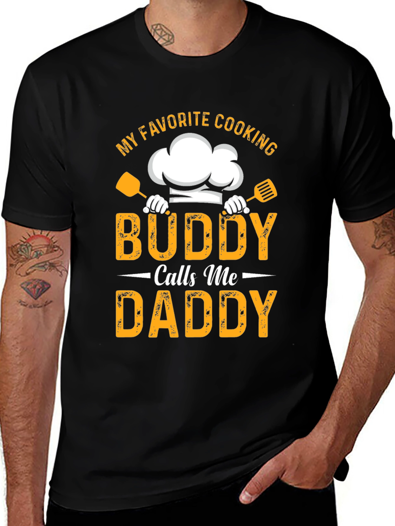 Variant 16 of Cooking Buddy T-Shirt - My Favorite Cooking Buddy Calls Me Daddy