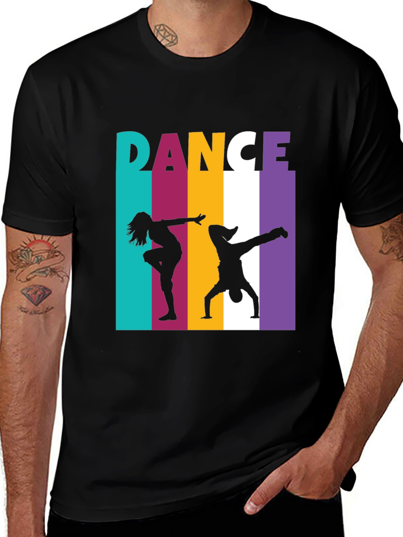 Variant 26 of Dance Silhouette Graphic T-Shirt