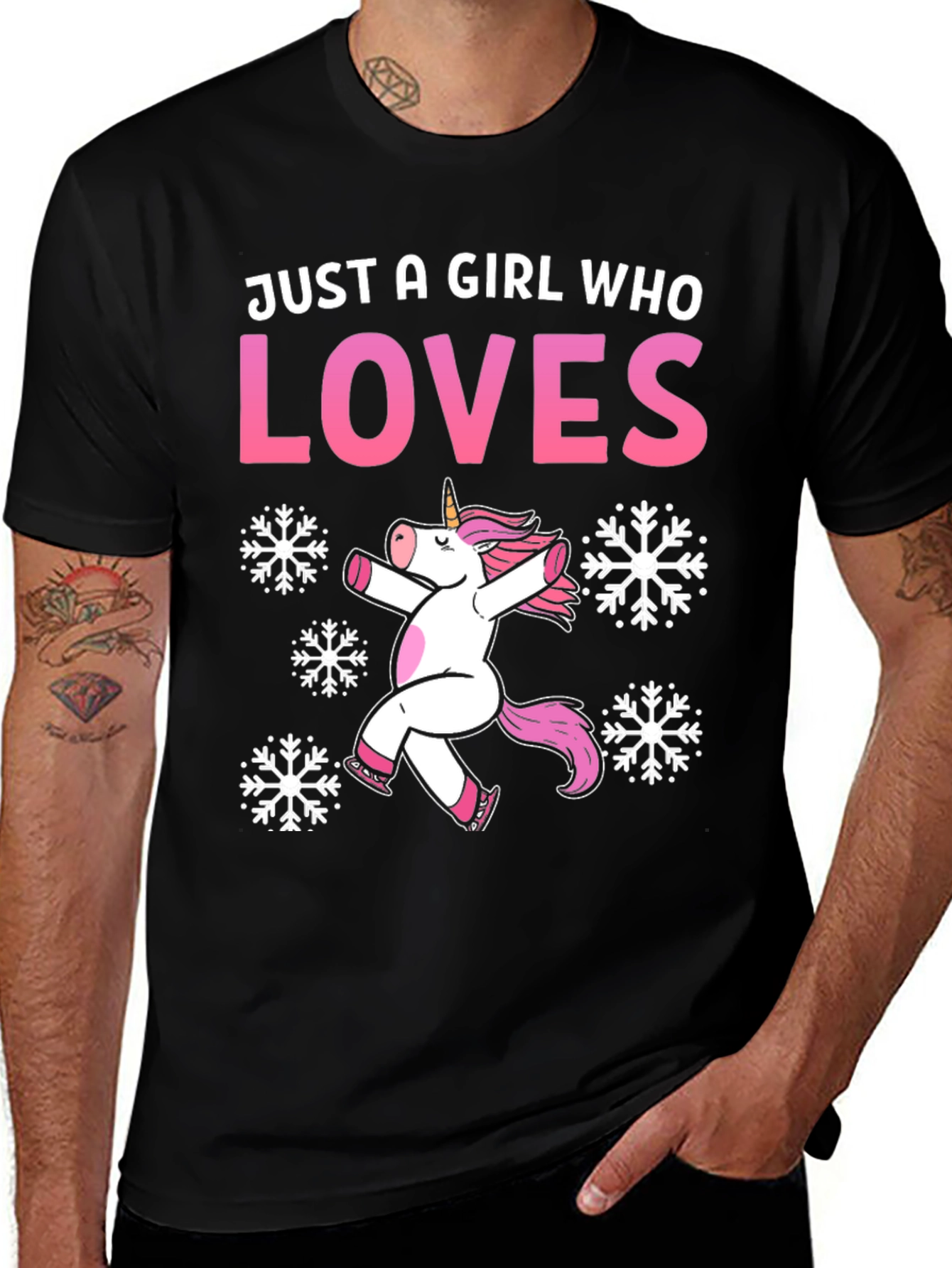 Variant 11 of Just A Girl Who Loves Unicorns T-Shirt
