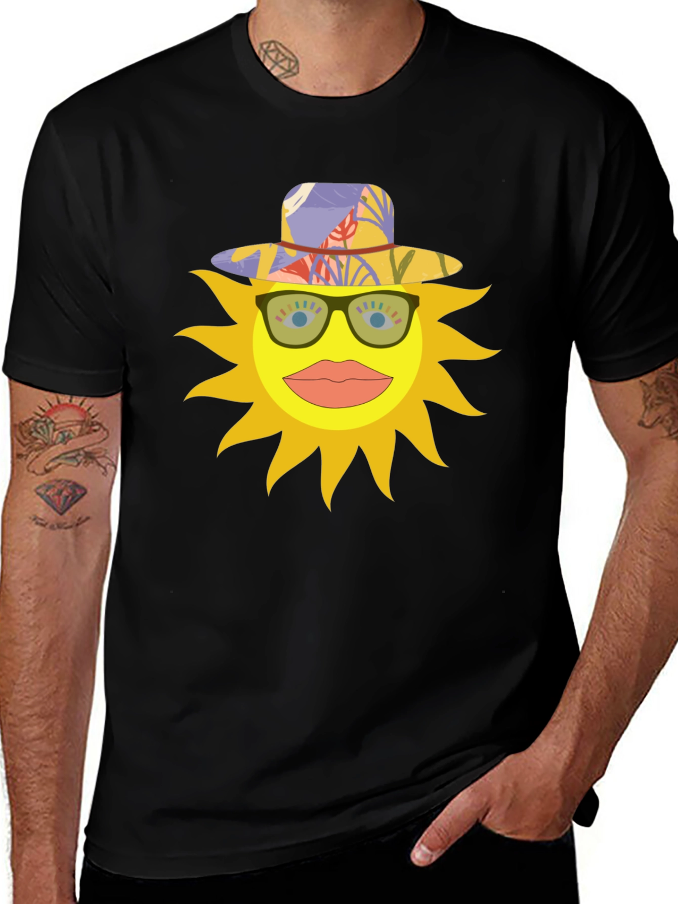 Variant 5 of Funky Sun Graphic Tee