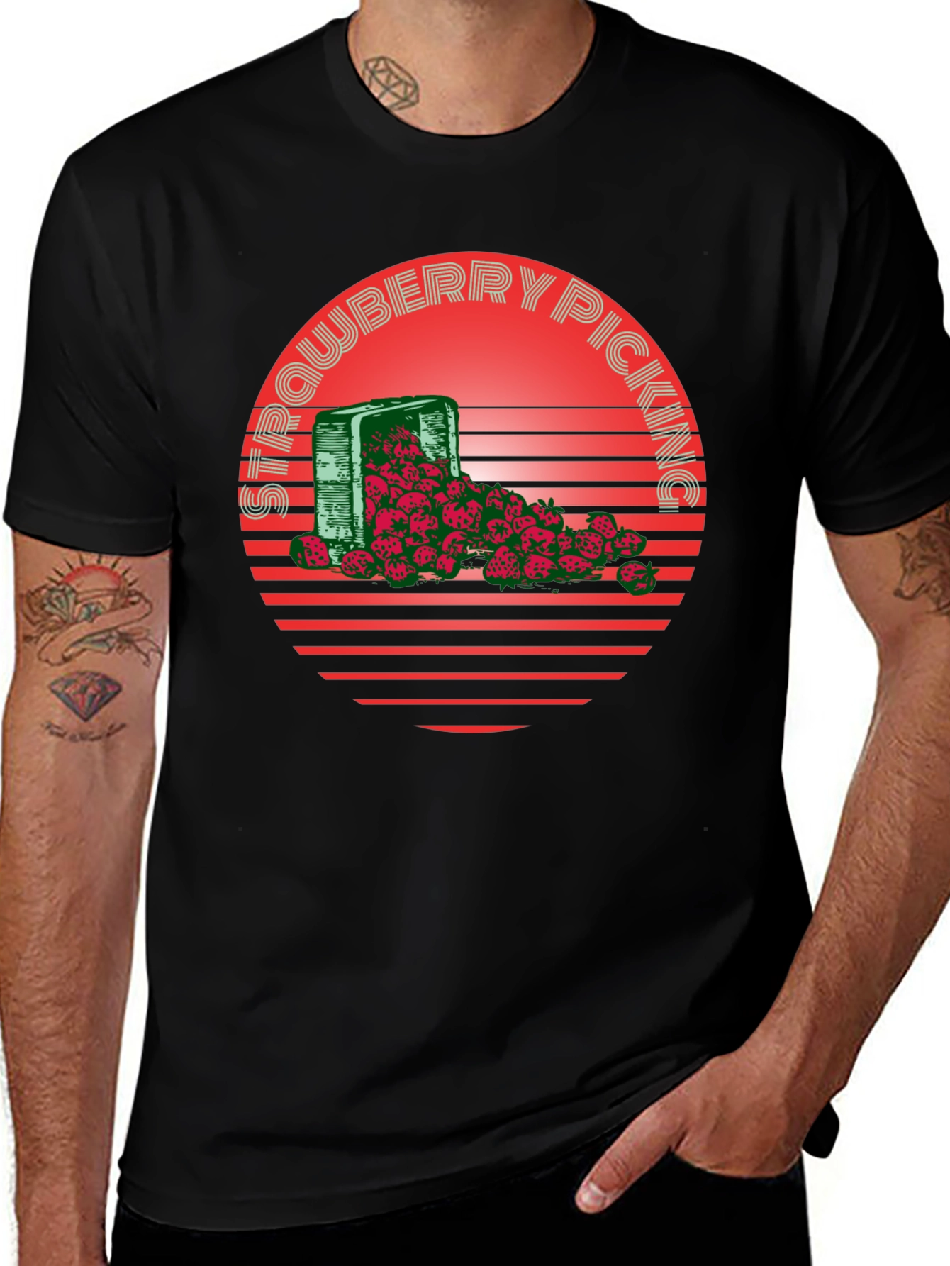 Variant 27 of Strawberry Picking T-Shirt