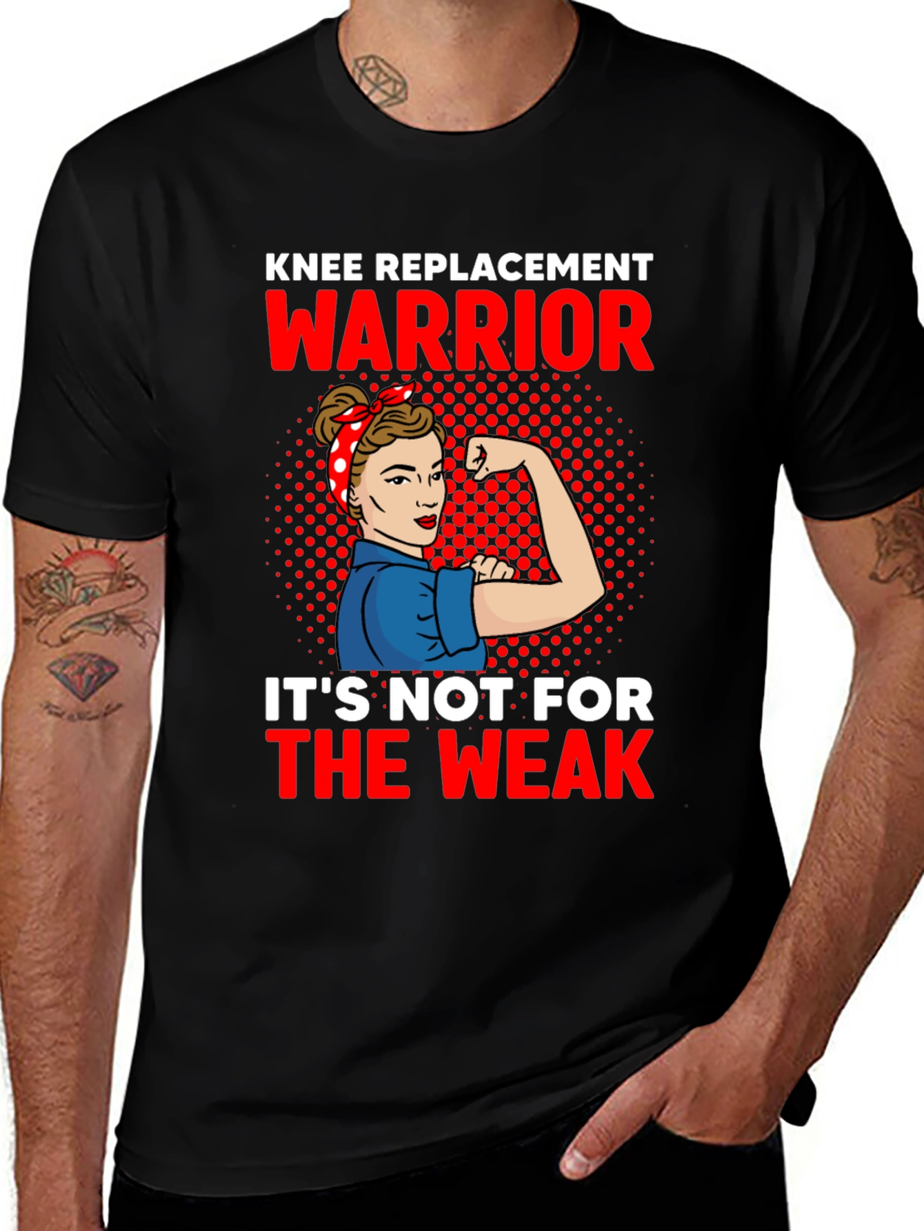 Variant 12 of Knee Replacement Warrior T-Shirt