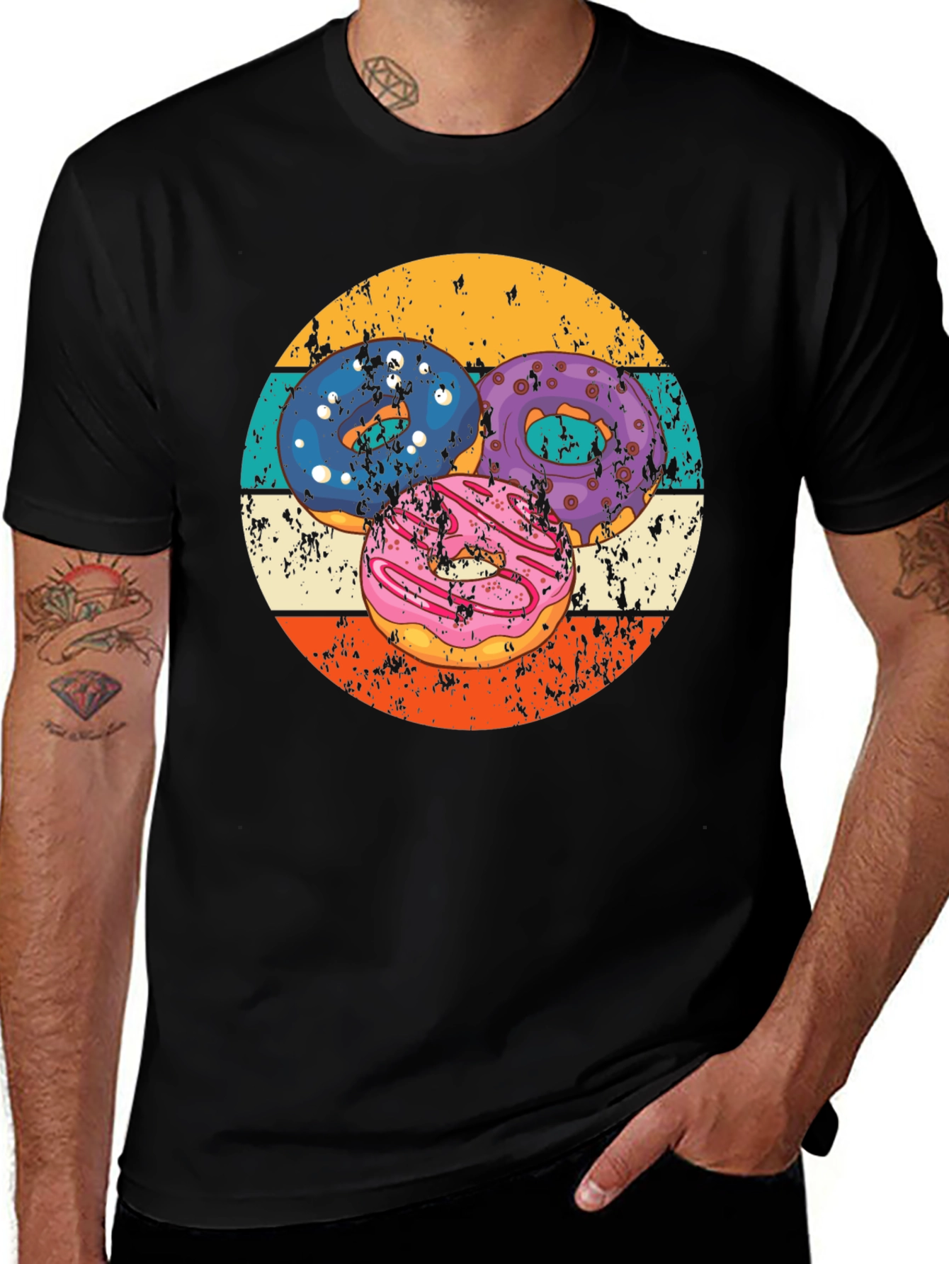 Variant 16 of Retro Donut T-Shirt