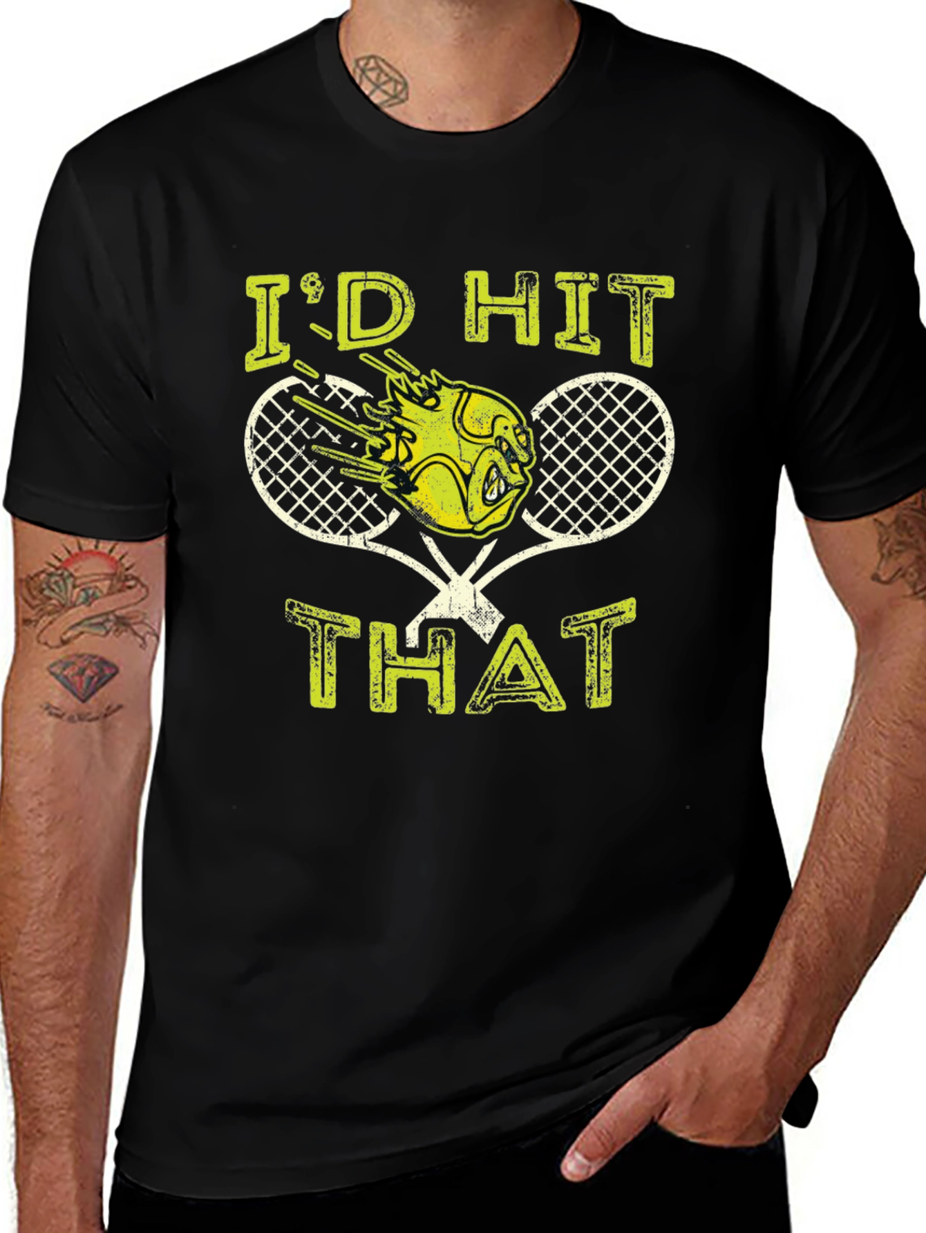 Variant 18 of I'd Hit That Tennis T-Shirt