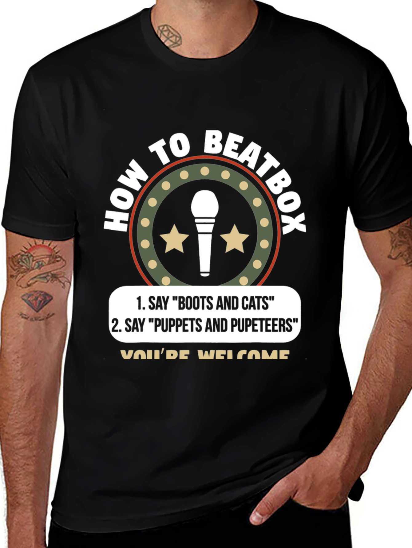 Variant 25 of How to Beatbox T-Shirt