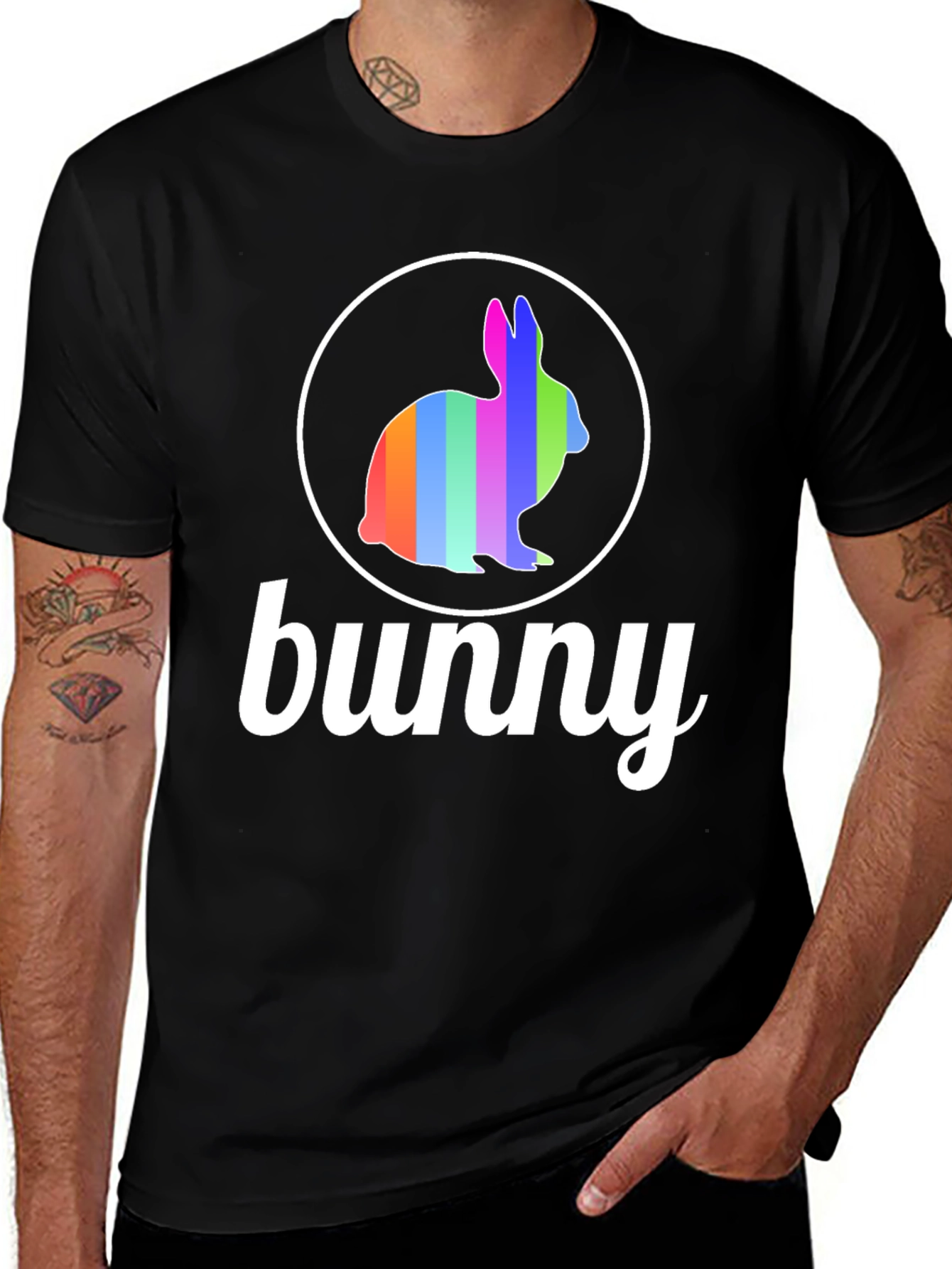 Variant 12 of Rainbow Bunny T-Shirt