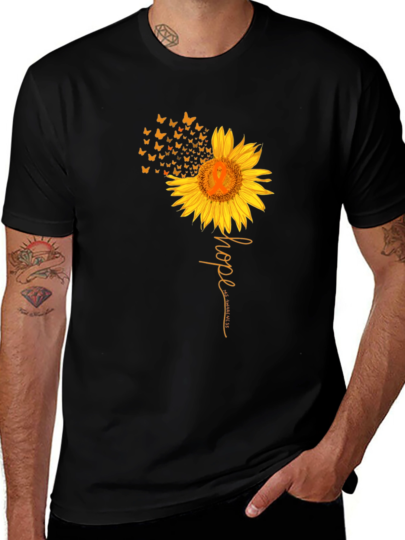 Variant 7 of Hope Sunflower Awareness Graphic Tee