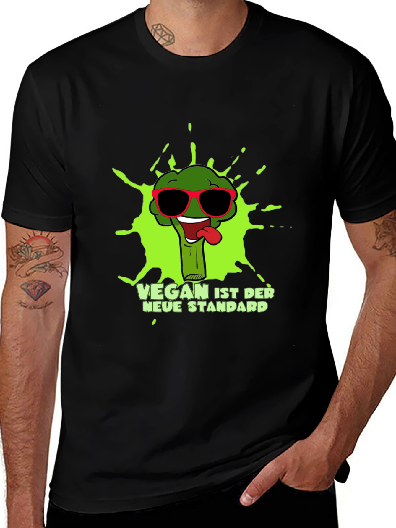 Variant 25 of Vegan Broccoli T-Shirt
