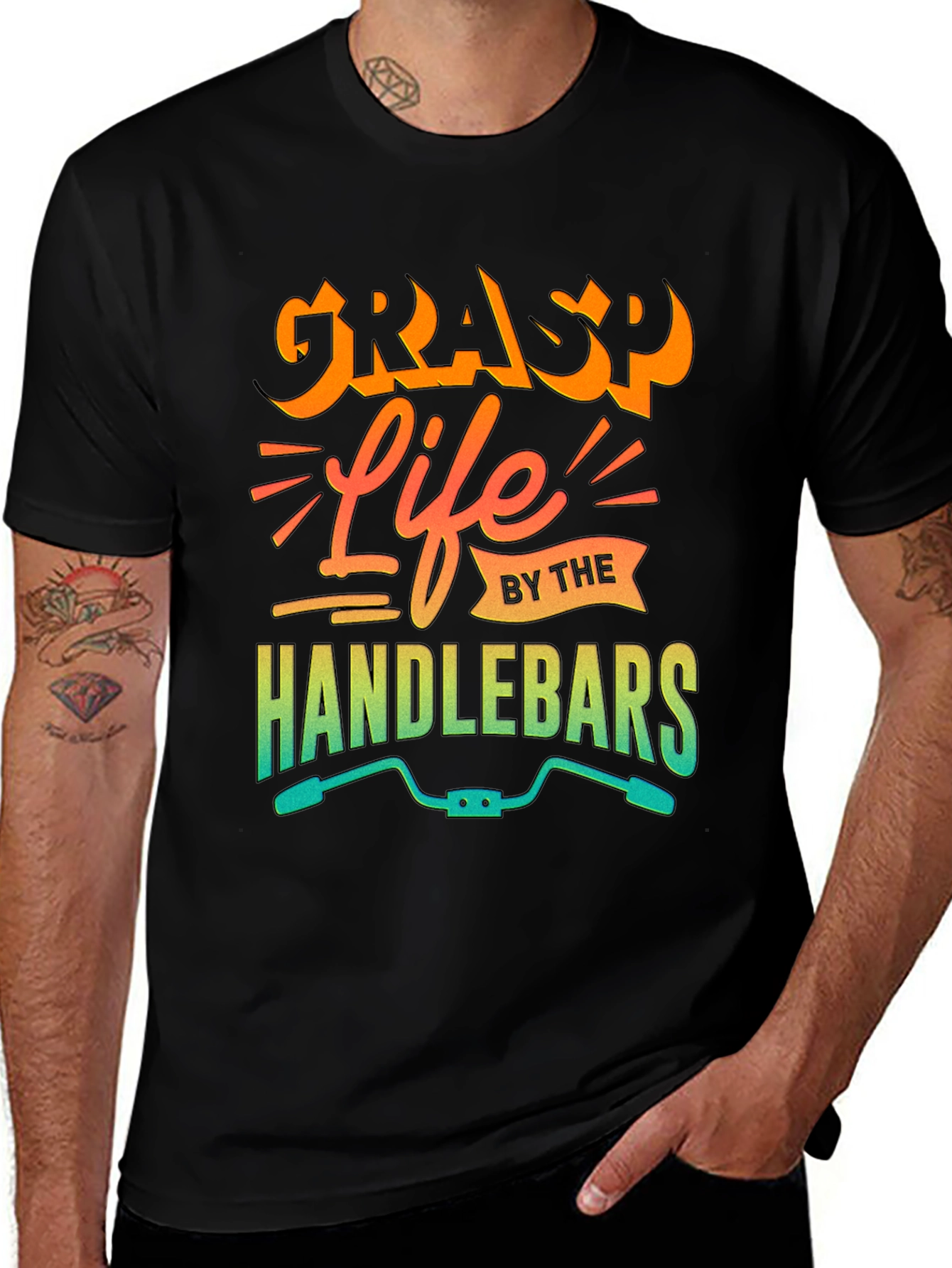 Grasp Life Handlebars Graphic Tee