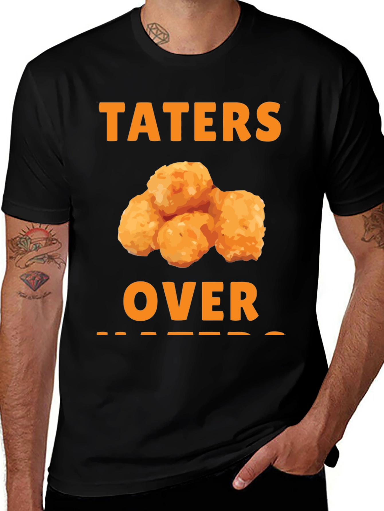 Variant 29 of Taters Over Haters T-Shirt - Novelty Foodie Tee