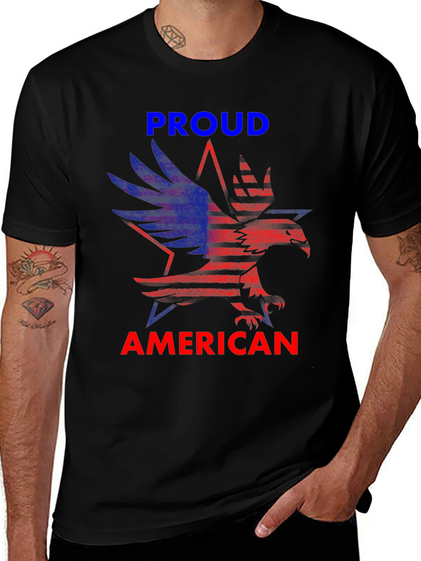 Proud American Eagle Graphic T-Shirt