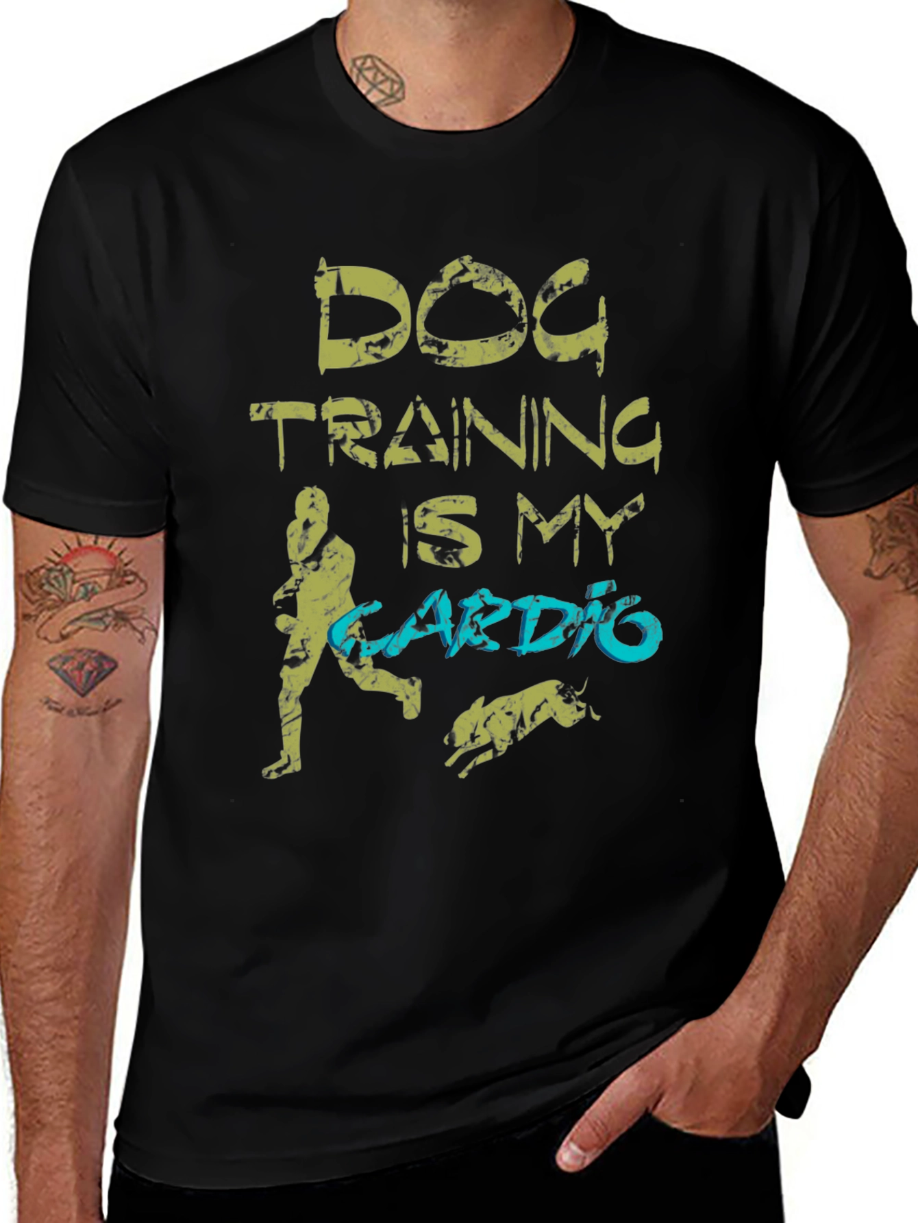 Variant 16 of Dog Training Is My Cardio T-Shirt