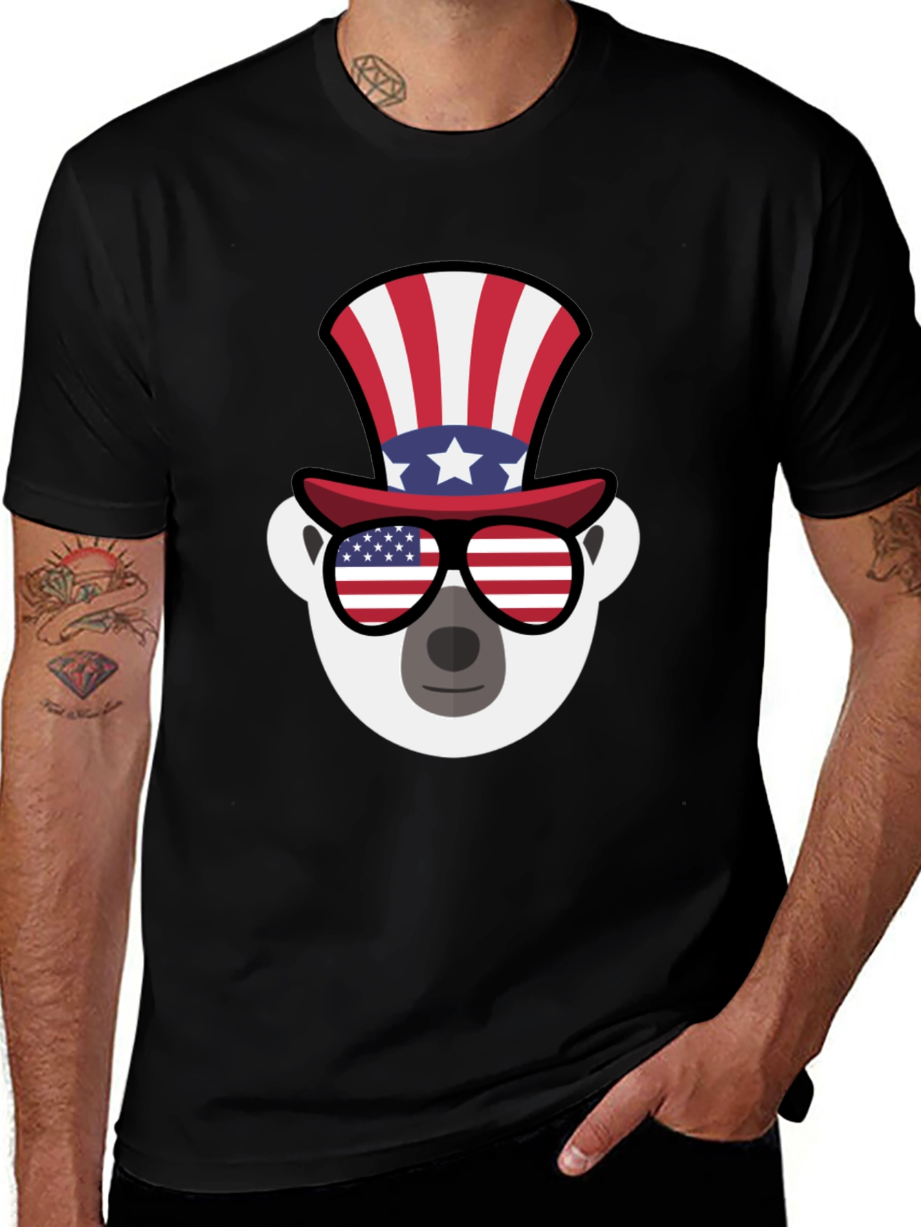 Variant 18 of Patriotic Koala T-Shirt - USA Pride