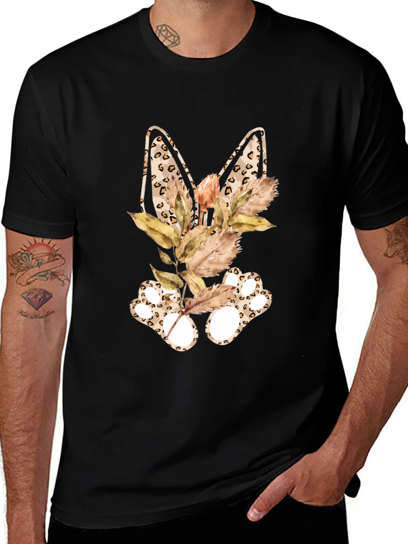 Variant 18 of Leopard Bunny Ears T-Shirt
