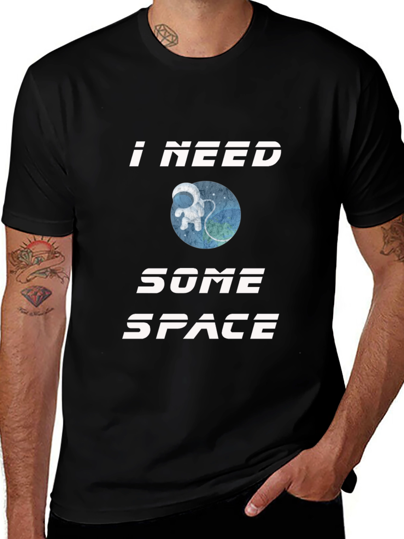 Variant 19 of I Need Some Space T-Shirt - Astronaut Design