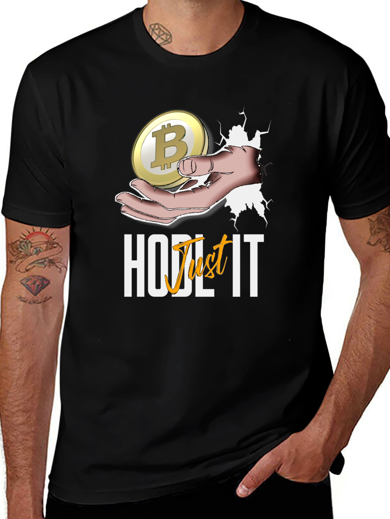 Variant 6 of HODL It Bitcoin Crypto T-Shirt