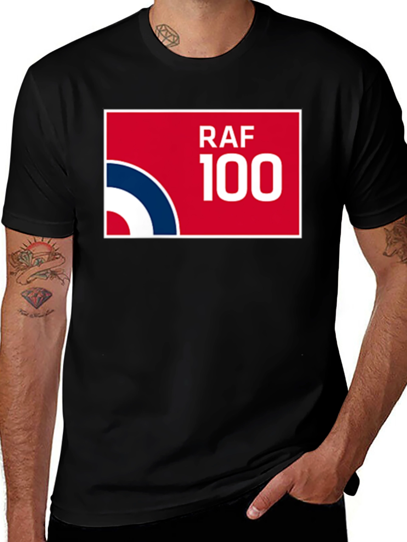 RAF 100 Black T-Shirt